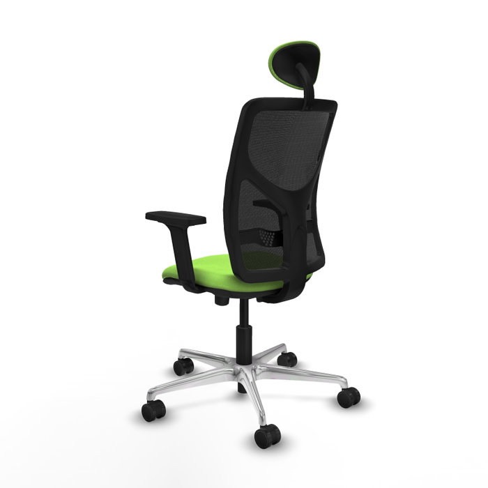 PIQUERAS Y CRESPO Silla de oficina Motilla Pistacho y Negro con Mecanismo Sincro/Traslack PIQUERAS Y CRESPO Silla de oficina Motilla Pistacho y Negro con Mecanismo Sincro/Traslack
