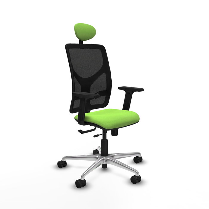 PIQUERAS Y CRESPO Silla de oficina Motilla Pistacho y Negro con Mecanismo Sincro/Traslack PIQUERAS Y CRESPO Silla de oficina Motilla Pistacho y Negro con Mecanismo Sincro/Traslack