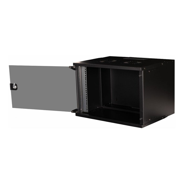 EQUIP Bastidor de pared 19 pulg. 7U con puerta de vidrio templado Negro EQUIP Bastidor de pared 19 pulg. 7U con puerta de vidrio templado Negro