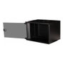 EQUIP Bastidor de pared 19 pulg. 7U con puerta de vidrio templado Negro