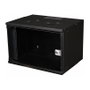 EQUIP Bastidor de pared 19 pulg. 7U con puerta de vidrio templado Negro