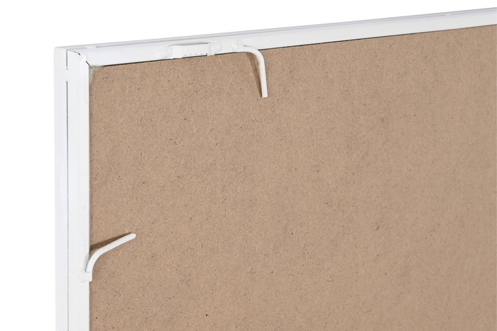 DKD Home Decor Espejo de Pared Tipo Ventana Blanco 90x120 cm