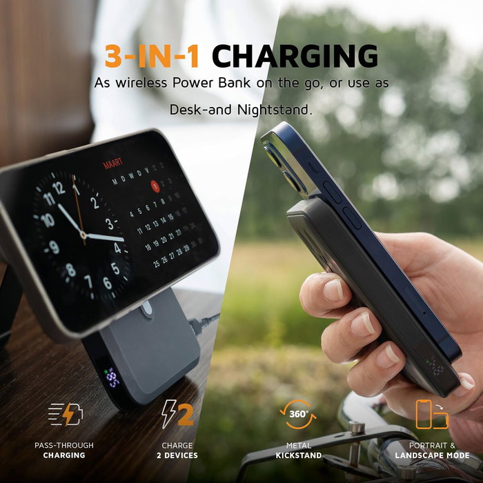 Xtorm Powerbank magnético con carga inalámbrica Xtorm Powerbank magnético con carga inalámbrica