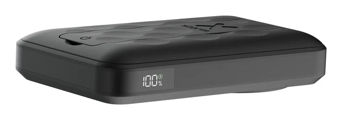 Xtorm FS5W101 Powerbank Cargador Inalámbrico Magnético 10000 mAh con Soporte y Pantalla LED - MagCharge Ultra 15W Compatible MagSafe para iPhone - Negro