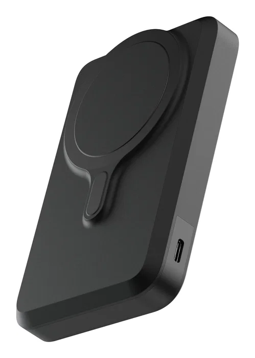 Xtorm FS5W101 Powerbank Cargador Inalámbrico Magnético 10000 mAh con Soporte y Pantalla LED - MagCharge Ultra 15W Compatible MagSafe para iPhone - Negro