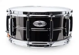 Pearl Caja 14 x 6.5" Sensitone Brass (1 Mm) - Black Chrome Pearl