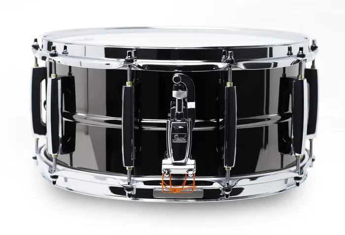 Pearl Caja 14 x 6.5" Sensitone Brass (1 Mm) - Black Chrome Pearl