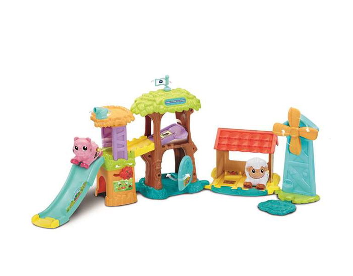 VTech Granja Escuela Mi Primera Excursión con Luces y Sonidos, Incluye Vaca Lechera, 38x13,3x33 cm, Juguete Educativo 1-4 años