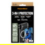 PanzerGlass Protección 3-en-1 para iPhone 16 Plus, Protector de Pantalla y Cámara Resistente a Rayones y Golpes, Transparente
