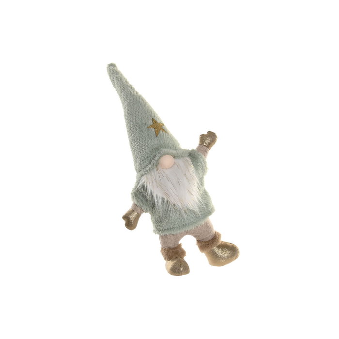 DKD Home Decor Figura de Gnomo Verde y Blanco 55x26x12 cm DKD Home Decor Figura de Gnomo Verde y Blanco 55x26x12 cm