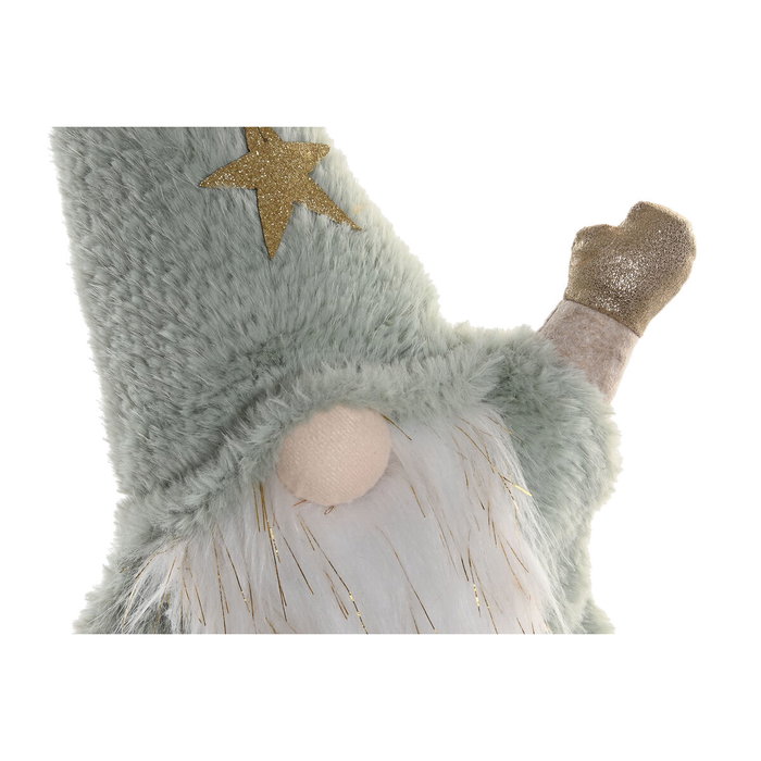 DKD Home Decor Figura de Gnomo Verde y Blanco 55x26x12 cm DKD Home Decor Figura de Gnomo Verde y Blanco 55x26x12 cm