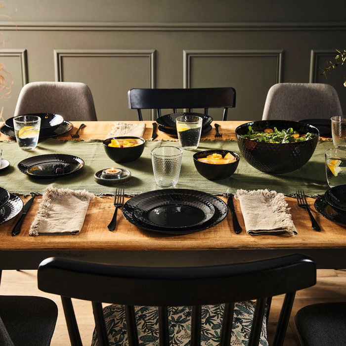 Bol Vidrio Pampille Negro Luminarc 13 cm Bol Vidrio Pampille Negro Luminarc 13 cm