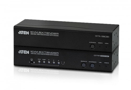 ATEN CE775 USB VGA Dual View KVM Extender ATEN CE775 USB VGA Dual View KVM Extender