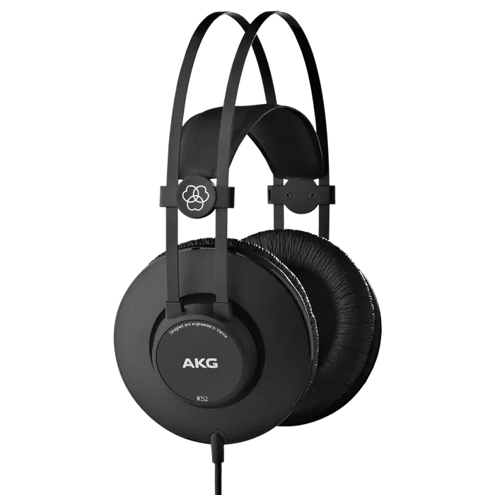 AKG K52 Auriculares Cerrados Over-ear Impedancia 32 Ohmios Cable 2.5m Adaptador 6.3mm AKG K52 Auriculares Cerrados Over-ear Impedancia 32 Ohmios Cable 2.5m Adaptador 6.3mm