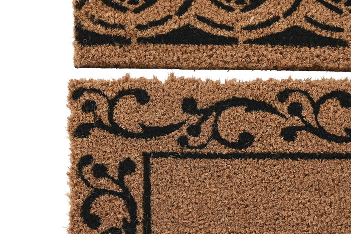 DKD Home Decor Felpudo Terraza Y Jardin Coco Goma Marron Negro 45 x 2.3 x 75 cm DKD Home Decor Felpudo Terraza Y Jardin Coco Goma Marron Negro 45 x 2.3 x 75 cm