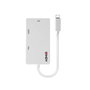 Lindy Adaptador USB-C a VGA / DVI / HDMI 3840x2160 4K UHD Blanco 43273
