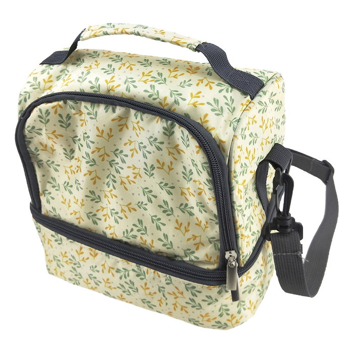 Cook Concept Bolsa Térmica Eco Concept 2 Compartimentos con Correa y Asa para Comida, 22.5x15.5x25 cm Cook Concept Bolsa Térmica Eco Concept 2 Compartimentos con Correa y Asa para Comida, 22.5x15.5x25 cm