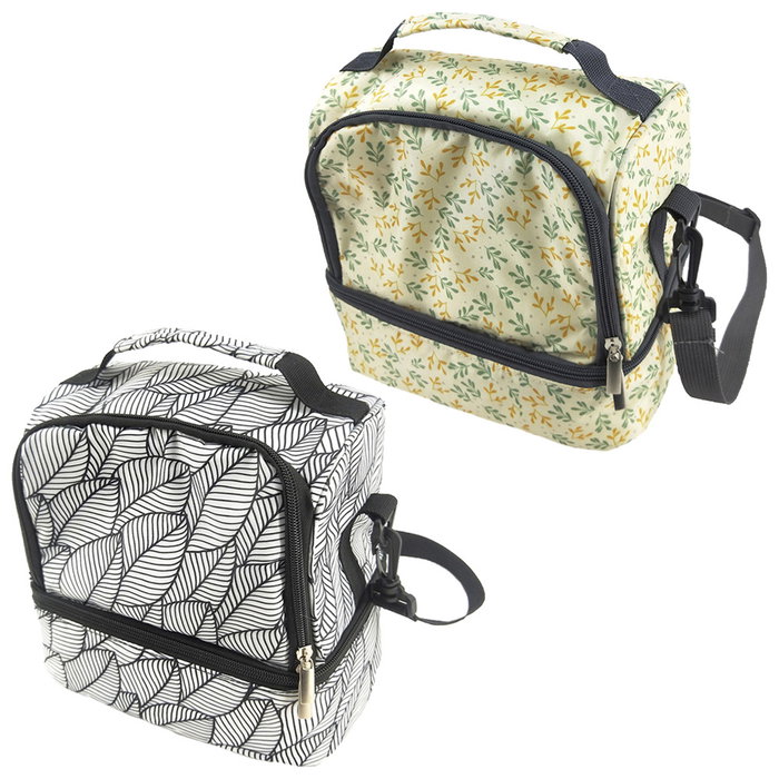 Cook Concept Bolsa Térmica Eco Concept 2 Compartimentos con Correa y Asa para Comida, 22.5x15.5x25 cm Cook Concept Bolsa Térmica Eco Concept 2 Compartimentos con Correa y Asa para Comida, 22.5x15.5x25 cm