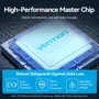 Vention Hub USB 3.0 TGXHB con 1x USB Tipo-C, 3x USB y 1x USB Tipo-C PD, Gris