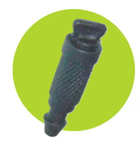 Gotero pinchado regulable de 0 a 6 L/h para riego a granel Gotero pinchado regulable de 0 a 6 L/h para riego a granel