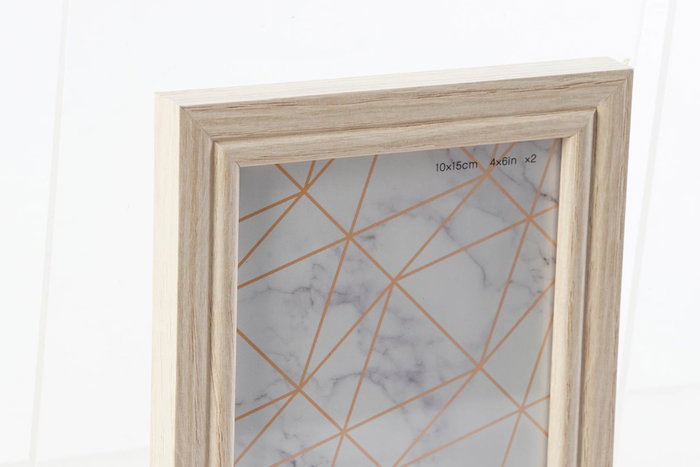 DKD Home Decor Set de 7 Marcos de Fotos Verde Menta y Natural con Cristal DKD Home Decor Set de 7 Marcos de Fotos Verde Menta y Natural con Cristal