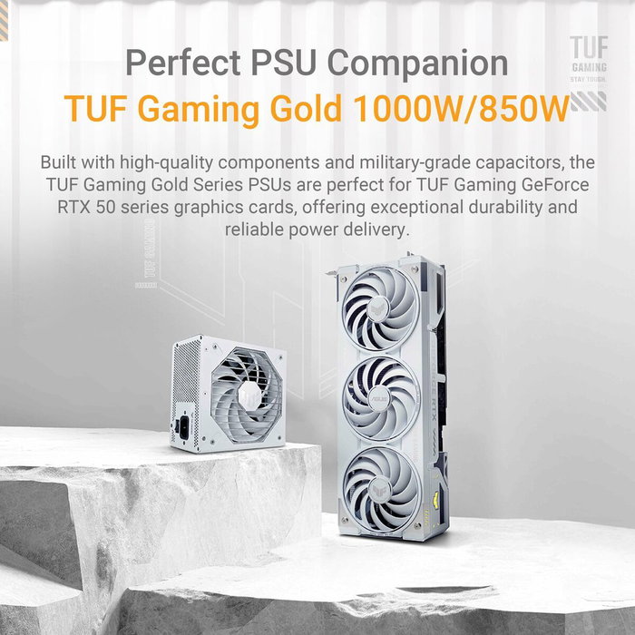 ASUS TUF Gaming TUF-RTX5070TI-O16G-WHITE-GAMING NVIDIA GeForce RTX 5070 Ti 16 GB GDDR7 Blanco
