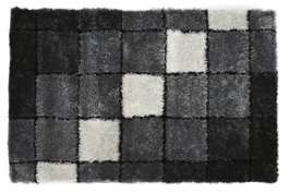 DKD Home Decor Alfombra de Poliester Cuadrados 120x180x2 cm