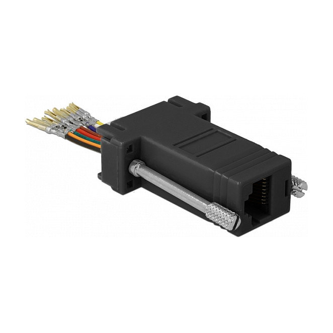 DeLOCK 66165 Adaptador Sub-D 9 pin hembra a RJ-45 hembra