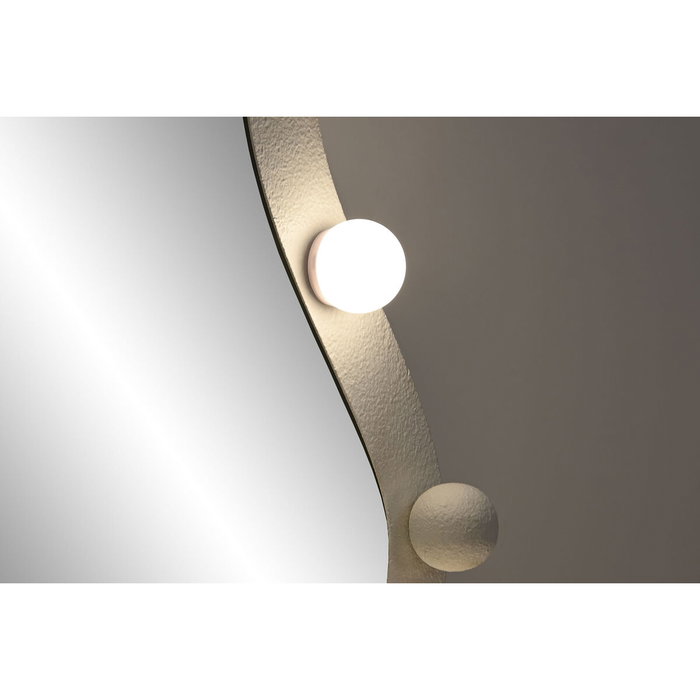 DKD Home Decor Espejo Moderno Blanco 7.5 x 167 x 67 cm Led Metal