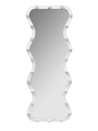 DKD Home Decor Espejo LED Metal 67x7,5x167 con Bombillas Blanco