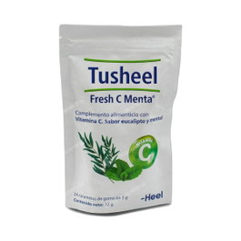 HEEL TUSHEEL FRESH C menta 24 caramelos goma