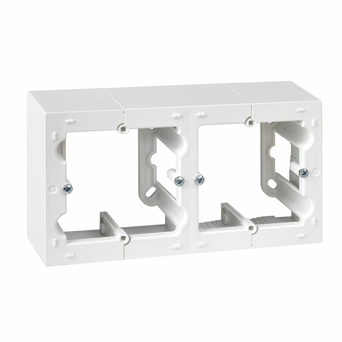 Simon Caja de superficie doble blanco serie 10 Simon Caja de superficie doble blanco serie 10