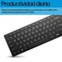 HP Teclado 320K con Cable para Oficina - USB - Negro - Diseño Completo (100%) con Teclado Numérico y Teclas de Perfil Bajo - Windows 10/11
