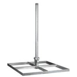 Kathrein ZAS 140 Flachdachständer para antena parabólica hasta Ø 90cm, acero galvanizado, gris