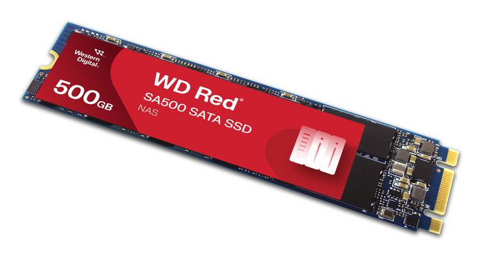 Western Digital WD Red SA500 NAS SSD SATA M.2 2280 de 500GB - Diseñado para sistemas NAS 24/7 - Tecnología SanDisk