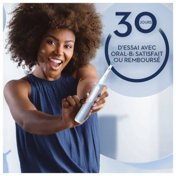 Oral-B iO3s Cepillo de dientes eléctrico Azul - Bluetooth, 2 cabezales, estuche de viaje ORA8006540730935