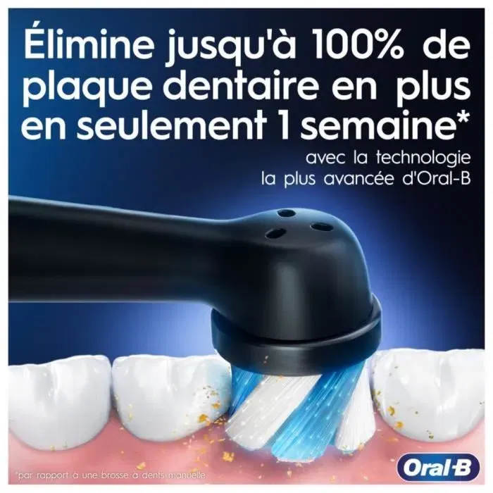 Oral-B iO3s Cepillo de dientes eléctrico Azul - Bluetooth, 2 cabezales, estuche de viaje ORA8006540730935