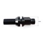 Omp OMPS09981201 Juego 20 Tornillos Rueda M12x1.5 Largo 28 mm Llave 17-19 mm con Protectores Aluminio Colores Negro