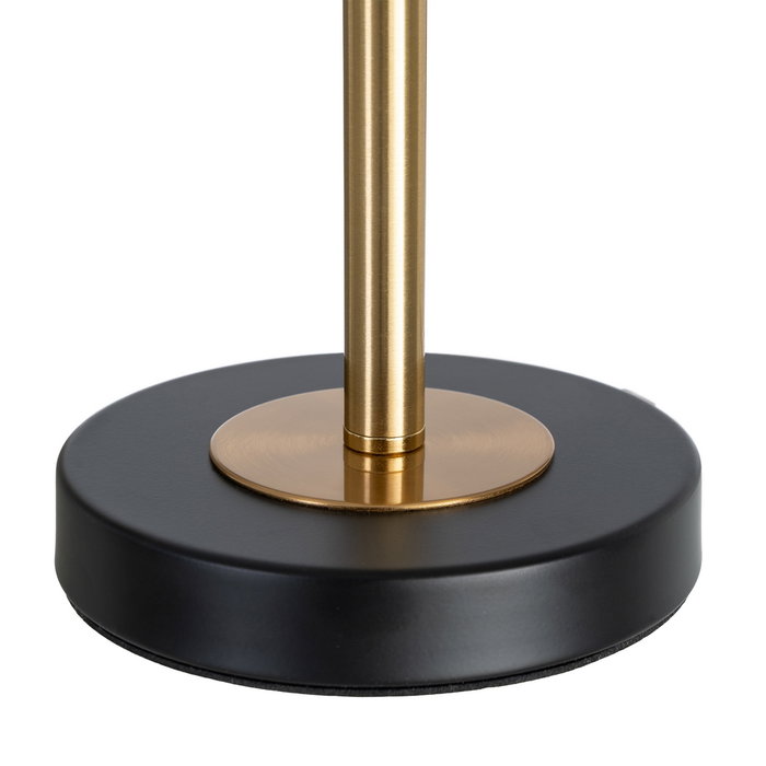 Lámpara Mesa Oro-Negro Metal-Mármol 20 X 20 X 60 cm Lámpara Mesa Oro-Negro Metal-Mármol 20 X 20 X 60 cm
