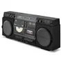 Medion MED4061275229943 Radio FM Ghetto Blaster Vintage DAB+ CD/Casete/USB/MP3 2 x 10 W RMS Negro