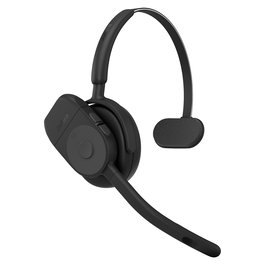 Jabra Perform 75 Auriculares Diadema Bluetooth Inalámbricos con Cancelación de Ruido NC para Oficina, Micrófono Boom, IP65, 20 Horas Batería, Negro