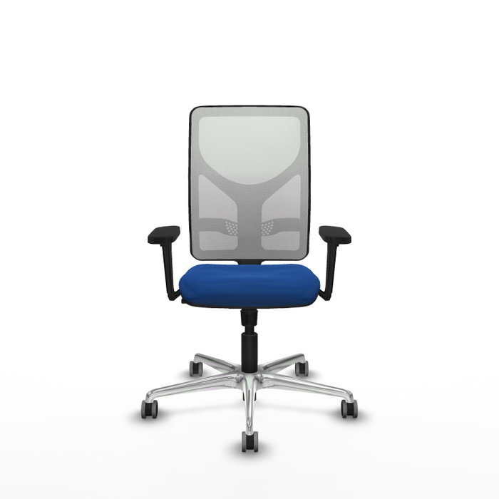 PIQUERAS Y CRESPO Silla de oficina Motilla con mecanismo Sincro, Azul y Blanco PIQUERAS Y CRESPO Silla de oficina Motilla con mecanismo Sincro, Azul y Blanco
