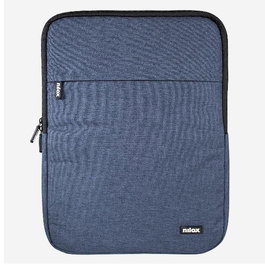 Nilox NXSL14BL Funda Sleeve Acolchada para Portátil/Tablet 14.1 Pulgadas (35.8 cm) Azul Poliéster, 2 Compartimentos, 130 g