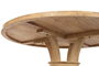 DKD Home Decor Toscana Mesa Redonda Comedor Natural Madera Maciza 150 x 76 x 150 cm