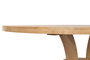 DKD Home Decor Toscana Mesa Redonda Comedor Natural Madera Maciza 150 x 76 x 150 cm