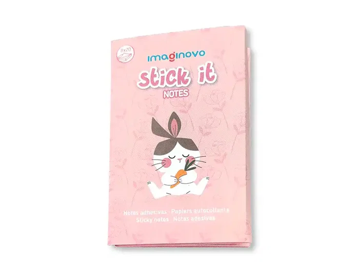 Imaginovo Notas Adhesivas Stick It! Notebook 20 Notas Adhesivas Conejito Tamaños Surtidos Imaginovo Notas Adhesivas Stick It! Notebook 20 Notas Adhesivas Conejito Tamaños Surtidos