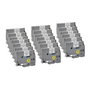 G&G Pack de 20 Cintas de Etiquetas 12 mm x 8 m Negro sobre Blanco compatible con Brother TZe-231