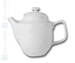 STEELITE Cafetera EMPIRE 264, Capacidad 0.6 l (600 ml), Vajilla de Porcelana Blanca, Líneas Simples