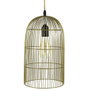 Home Deco Light Lámpara Colgante Jaula Champán Decoración Hogar Moderna 20 cm
