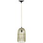 Home Deco Light Lámpara Colgante Jaula Champán Decoración Hogar Moderna 20 cm